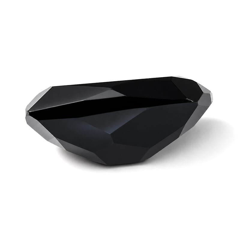 Black Tourmaline Set of 2 (Cushion) 2.55 ctw