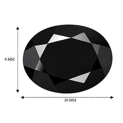 Black Tourmaline (Ovl 10x8 mm) 2.35 ctw