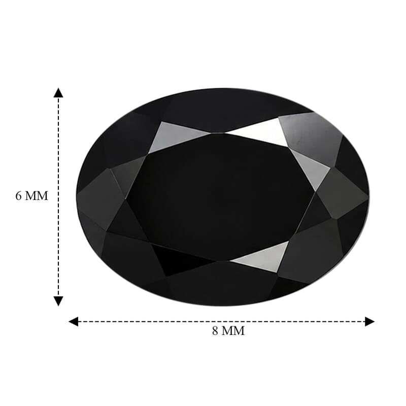 Black Tourmaline Set of 3 (Oval) 3.15 ctw