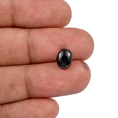 Black Tourmaline Set of 2 (Ovl 9x7 mm) 3.62 ctw