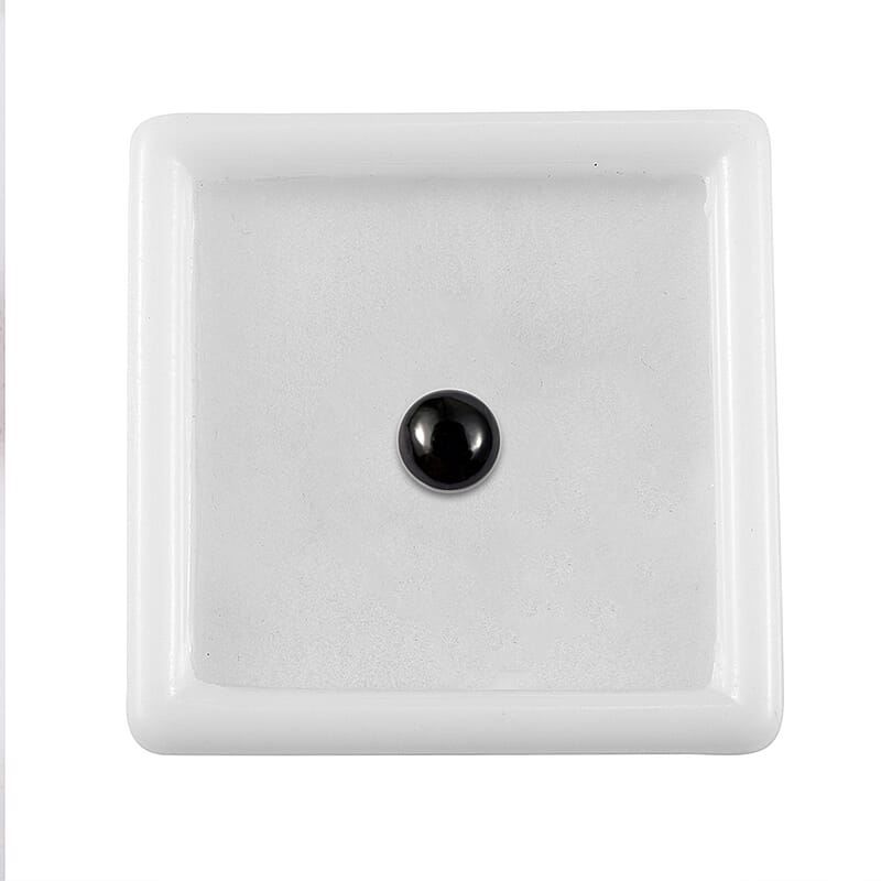Black Tourmaline (Rnd 6 mm) 0.85 ctw