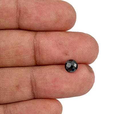 Thai Black Spinel Set of 3 (Rnd 6 mm) 2.60 ctw