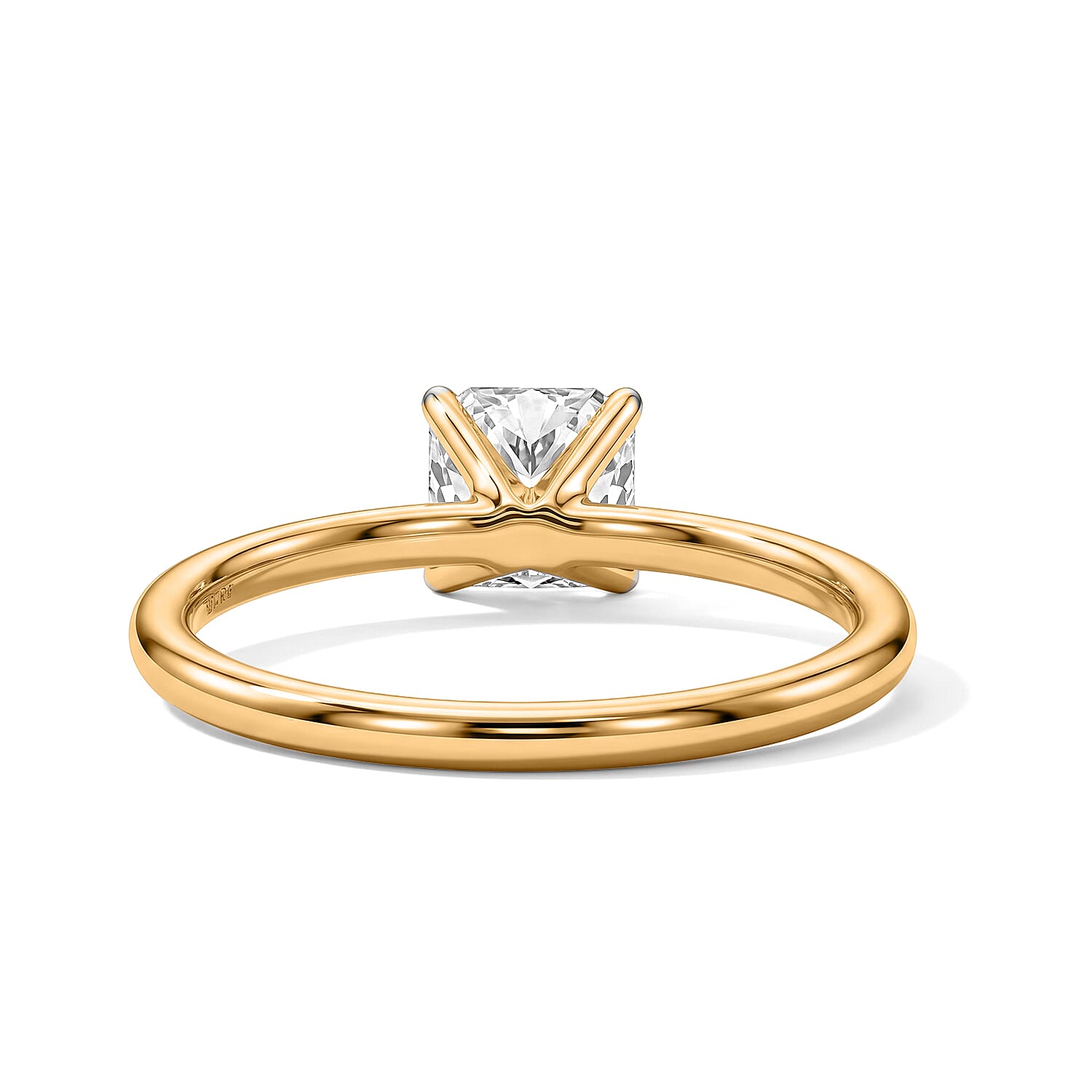 Luxuriant Lab Grown Diamond G-H SI 1.00 ctw Ring in 10K Yellow Gold (Size 10.0)
