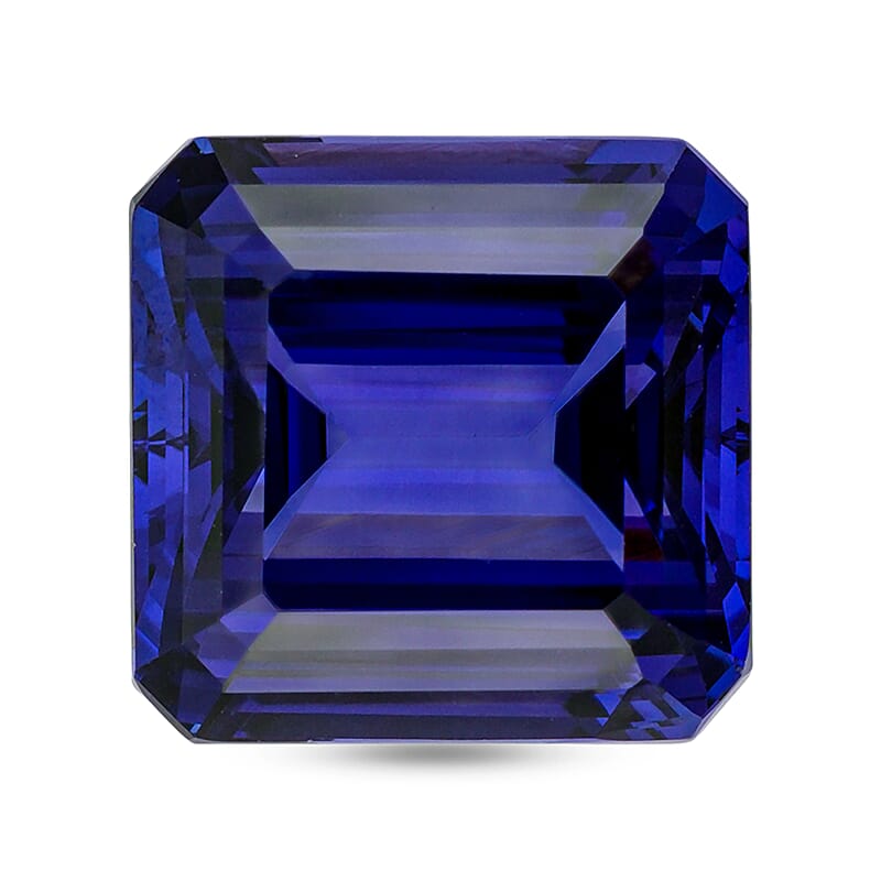 Certified and Appraised AAAA Tanzanite (Asscher Free Size) 35.22 ctw
