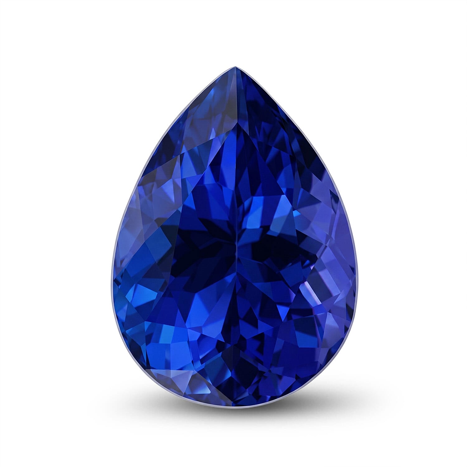 Certified and Appraised AAAA Tanzanite (Pear Free Size) 17.68 ctw