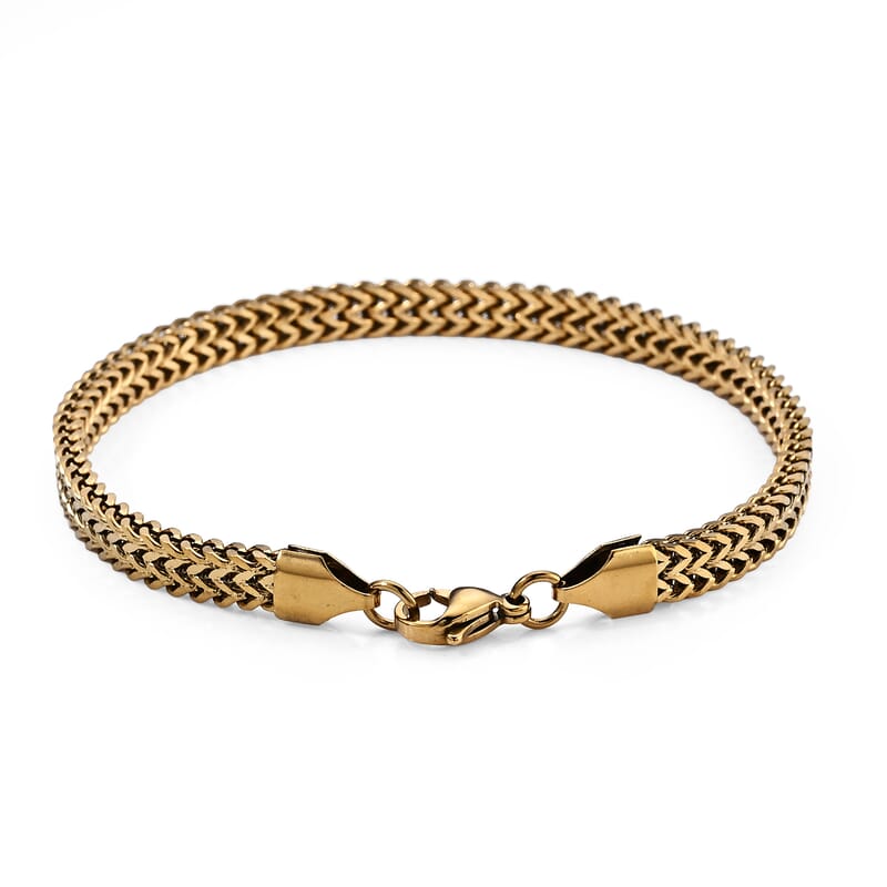 Bracelet in ION Plated YG Stainless Steel (8.00 In)