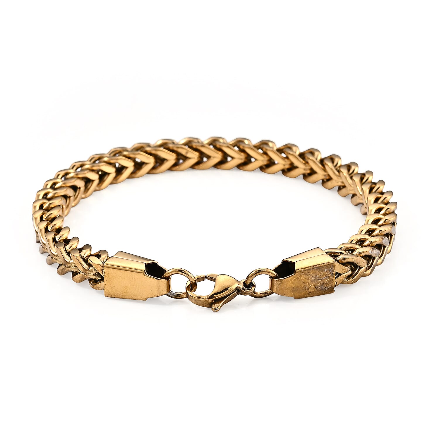 Bracelet in ION Plated YG Stainless Steel (8.00 In)