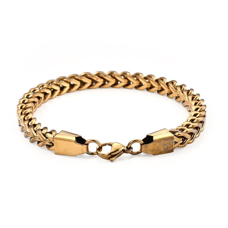 Bracelet in ION Plated YG Stainless Steel (8.00 In)