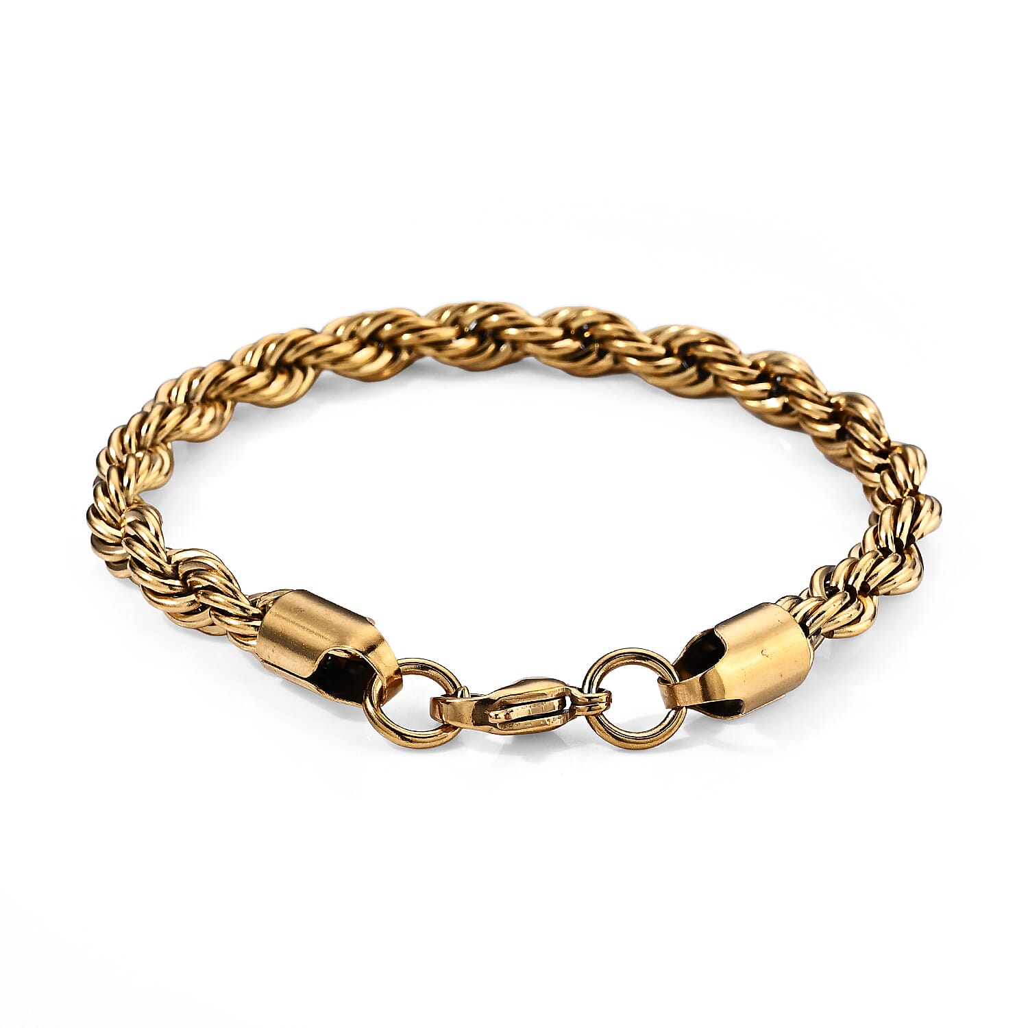 Bracelet in ION Plated YG Stainless Steel (8.50 In)