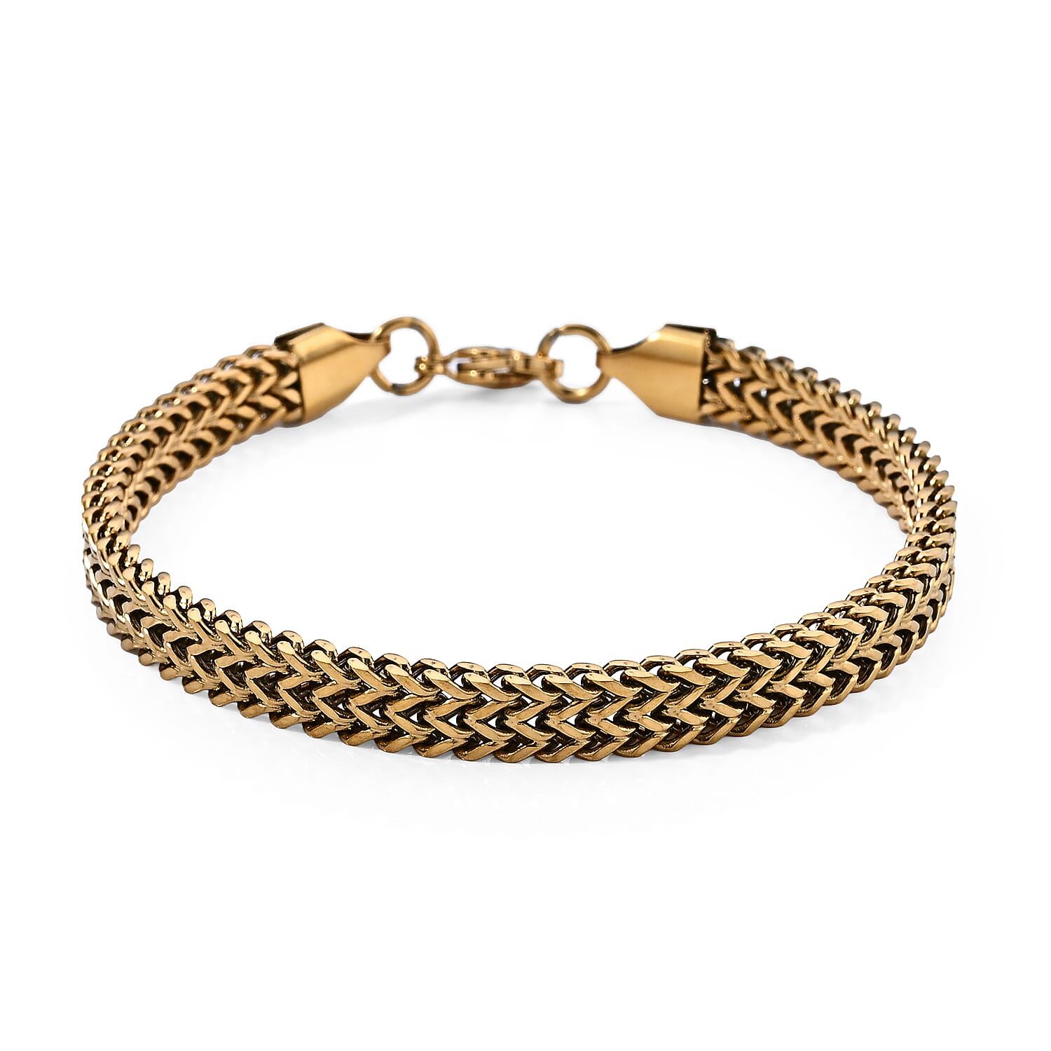 Bracelet in ION Plated YG Stainless Steel (8.00 In)