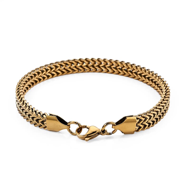 Bracelet in ION Plated YG Stainless Steel (8.00 In)