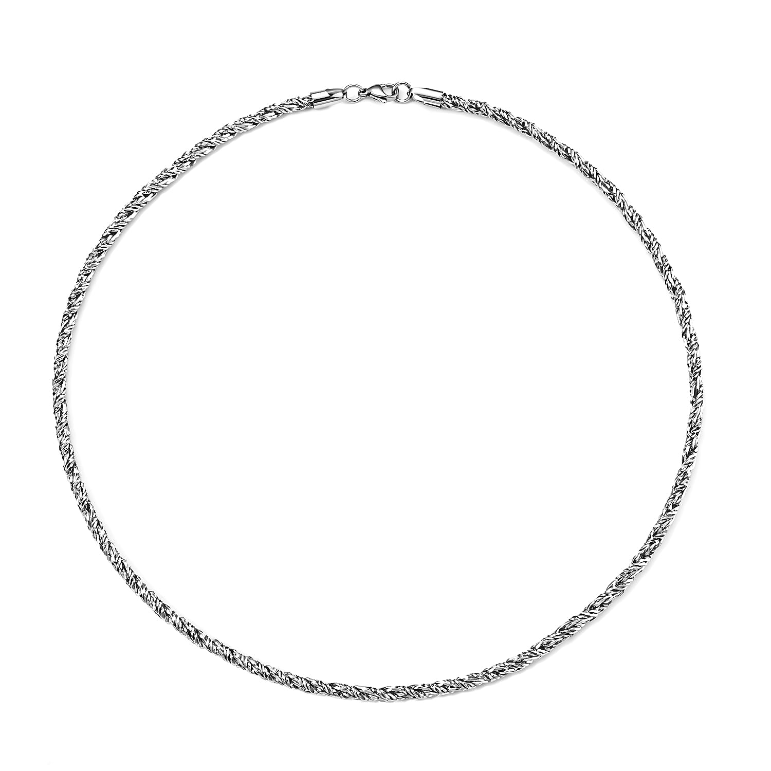 Necklace in Stainless Steel 23.5 Inches