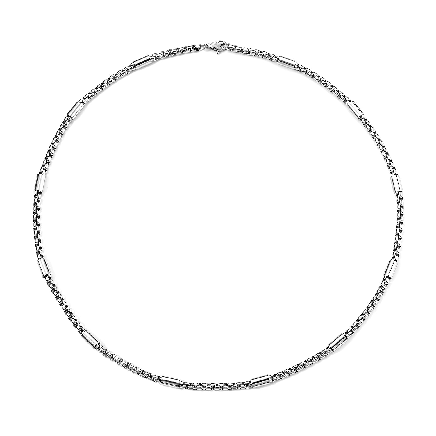Necklace in Stainless Steel 23.5 Inches
