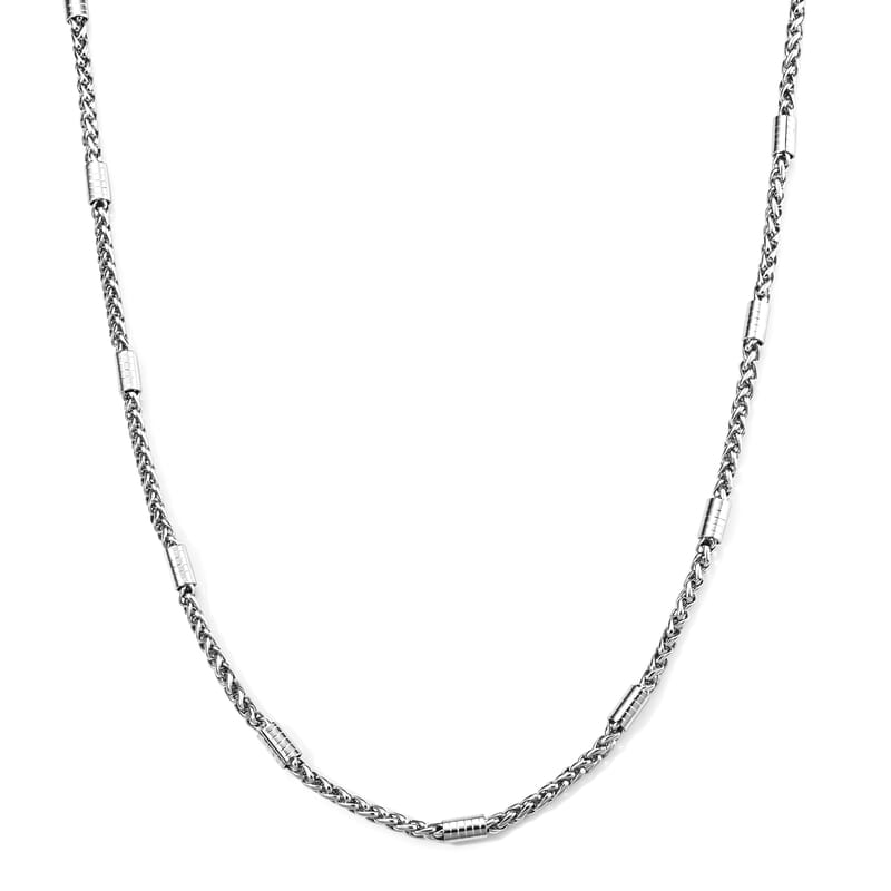 Necklace in Stainless Steel 23.5 Inches