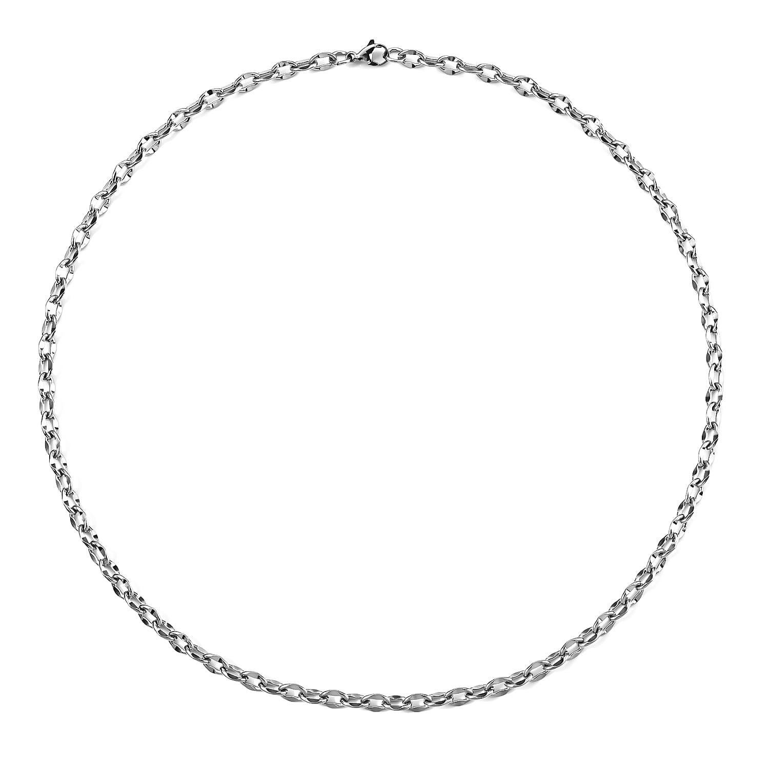 Necklace in Stainless Steel 23.5 Inches