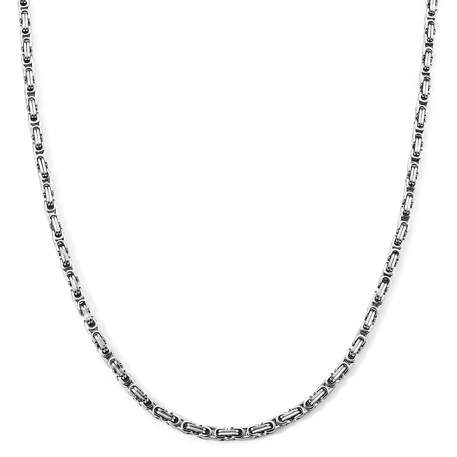 Necklace in Stainless Steel 23.5 Inches