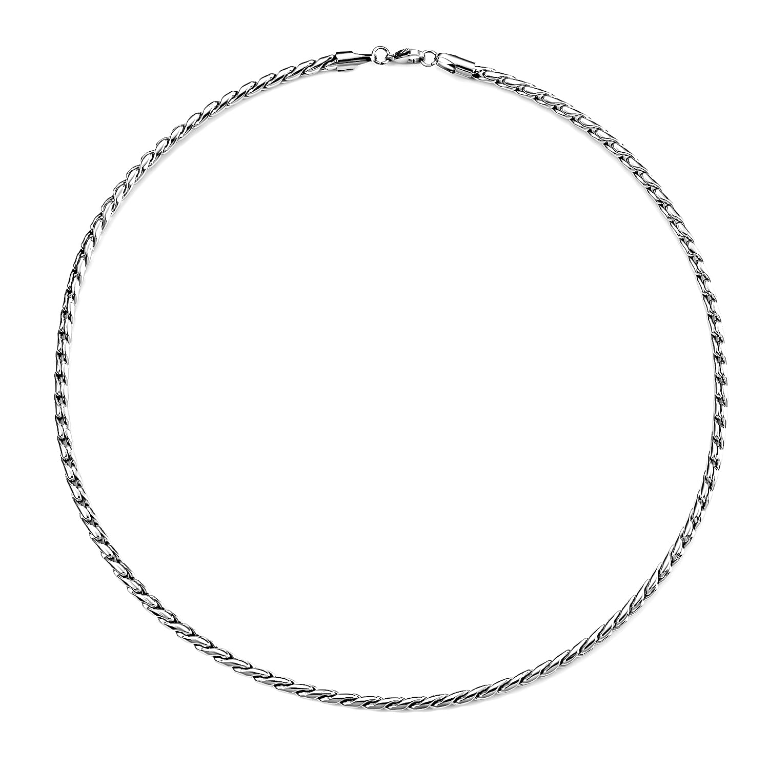 Necklace in Stainless Steel 23.5 Inches