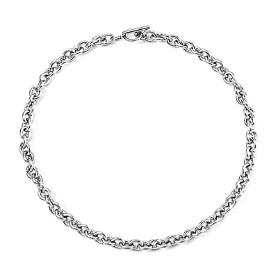 Necklace in Stainless Steel 19 Inches