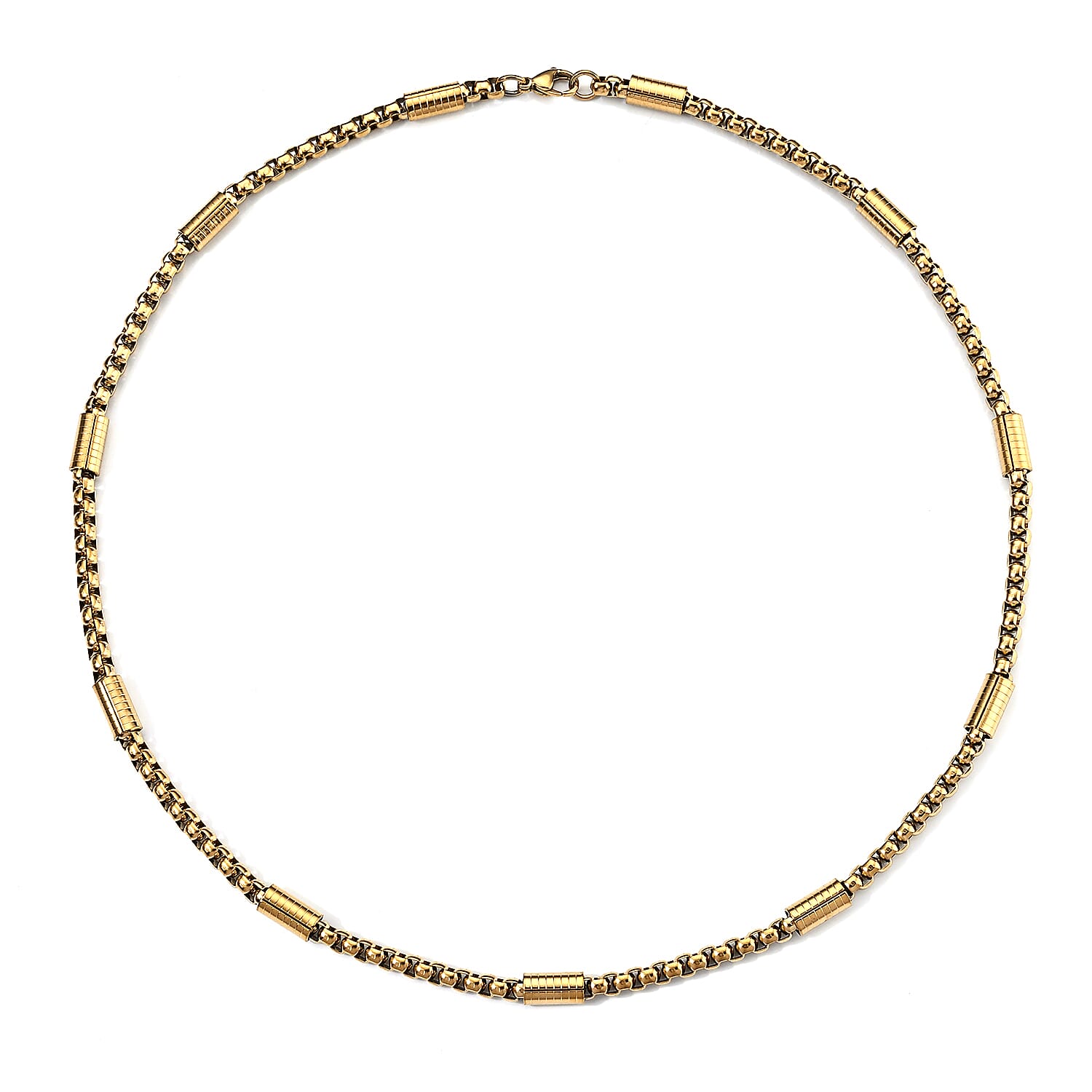Necklace in ION Plated YG Stainless Steel 23.5 Inches