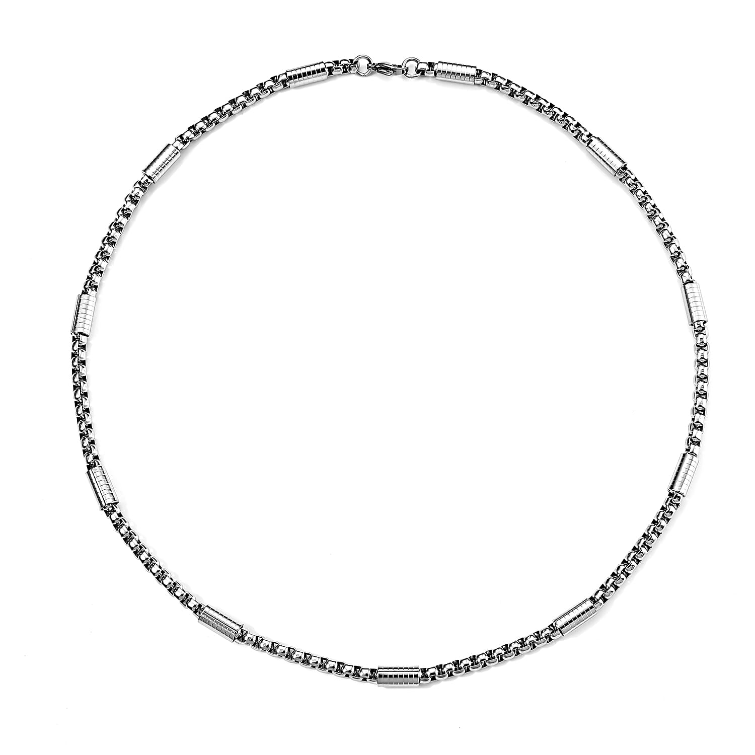 Necklace in Stainless Steel 23.5 Inches