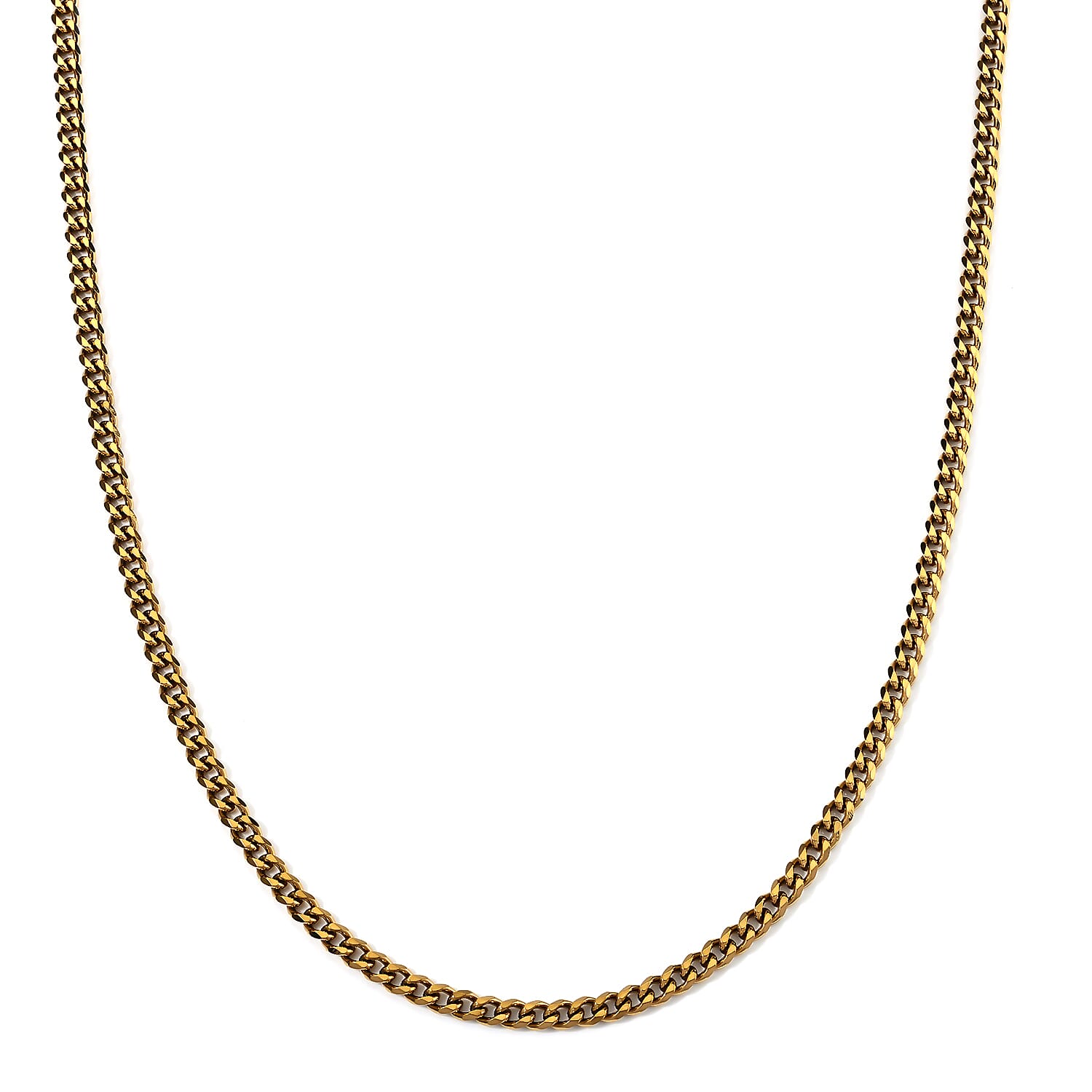 Necklace in ION Plated YG Stainless Steel 22 Inches