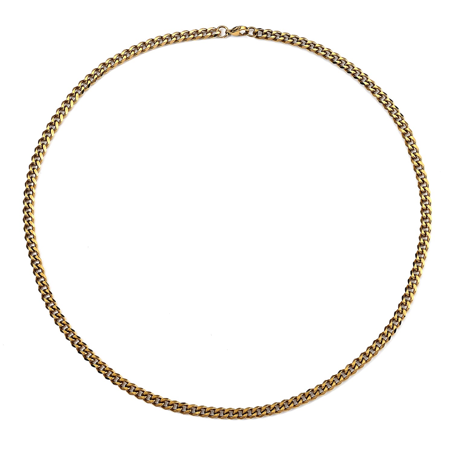 Necklace in ION Plated YG Stainless Steel 22 Inches