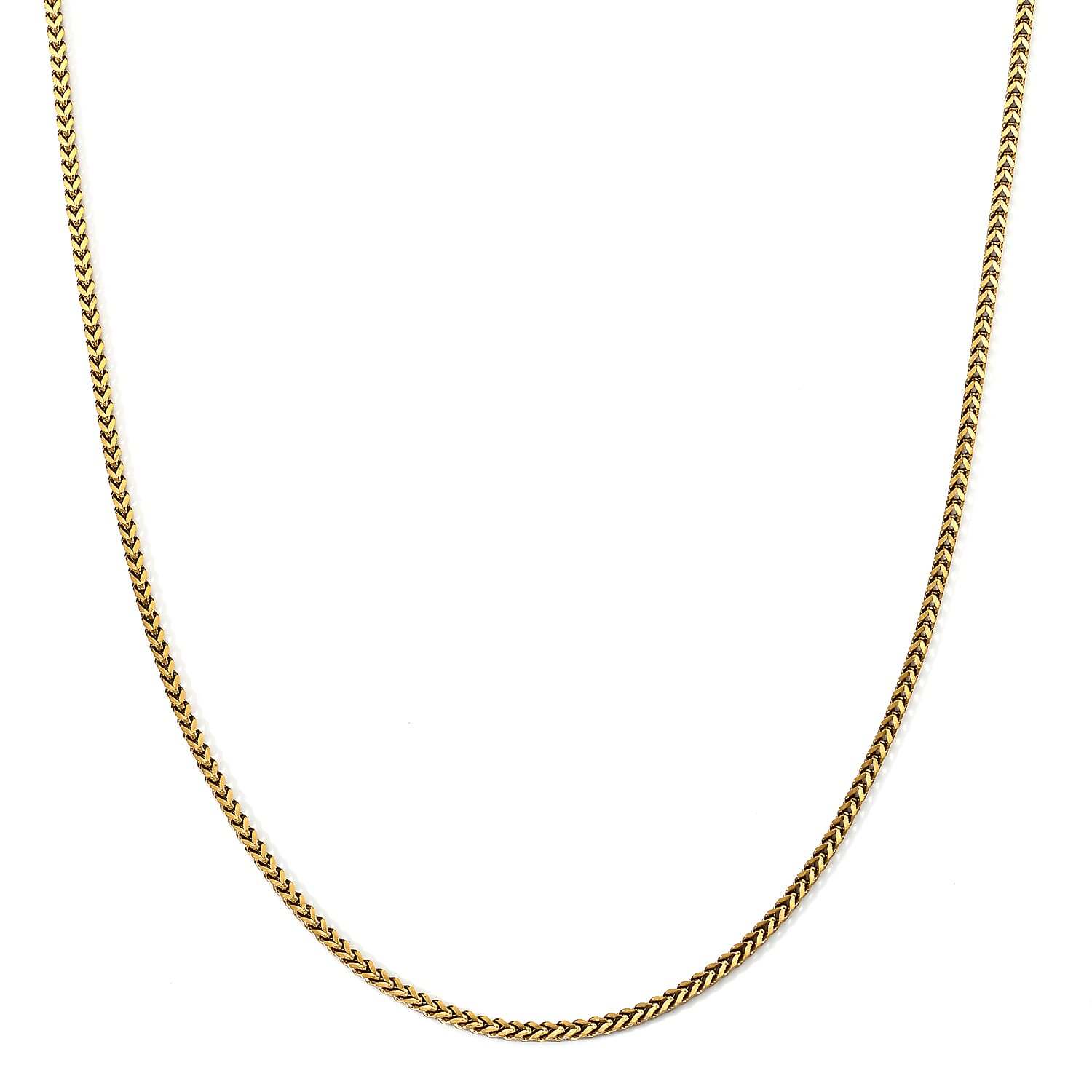 Necklace in ION Plated YG Stainless Steel 22 Inches