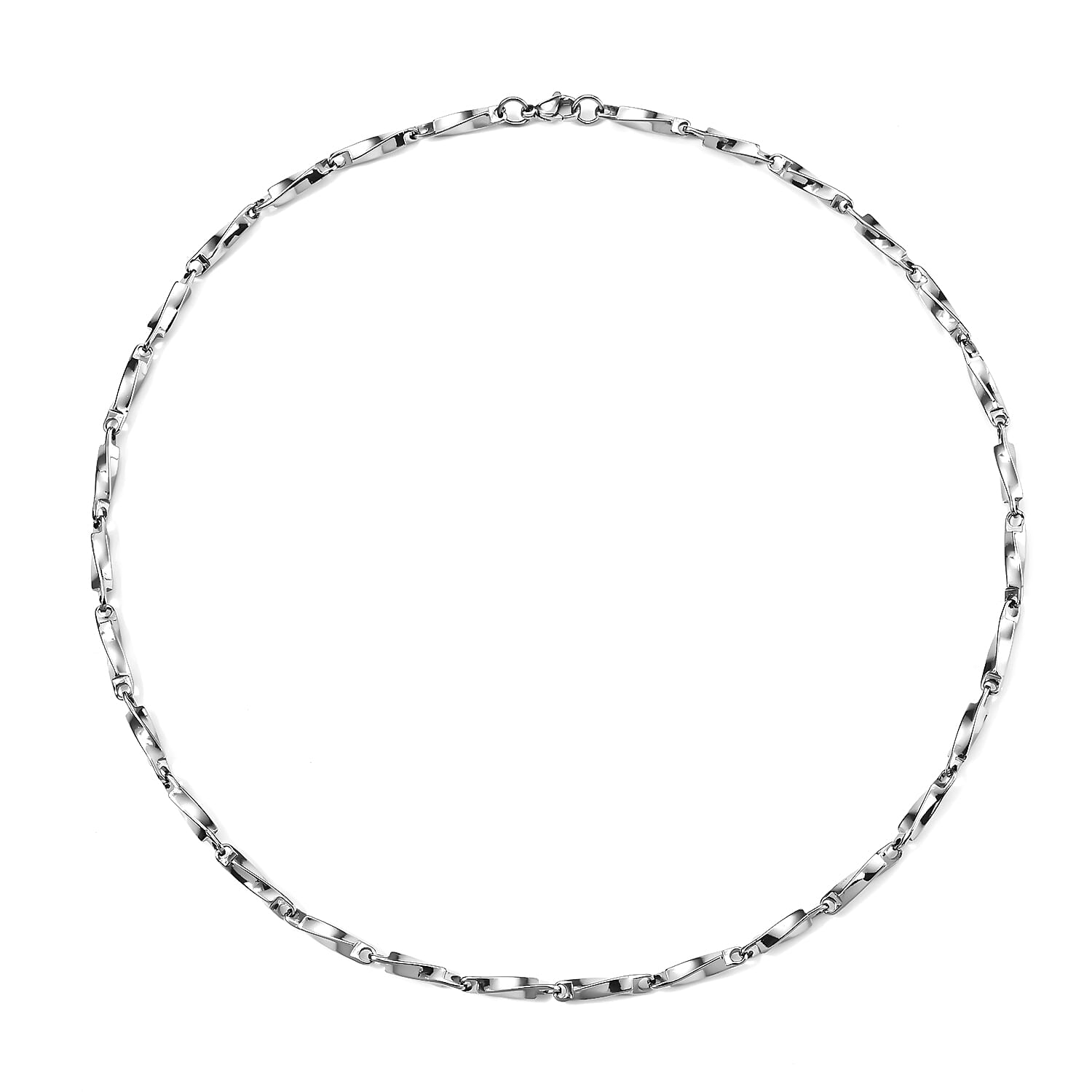 Necklace in Stainless Steel 19.5 Inches
