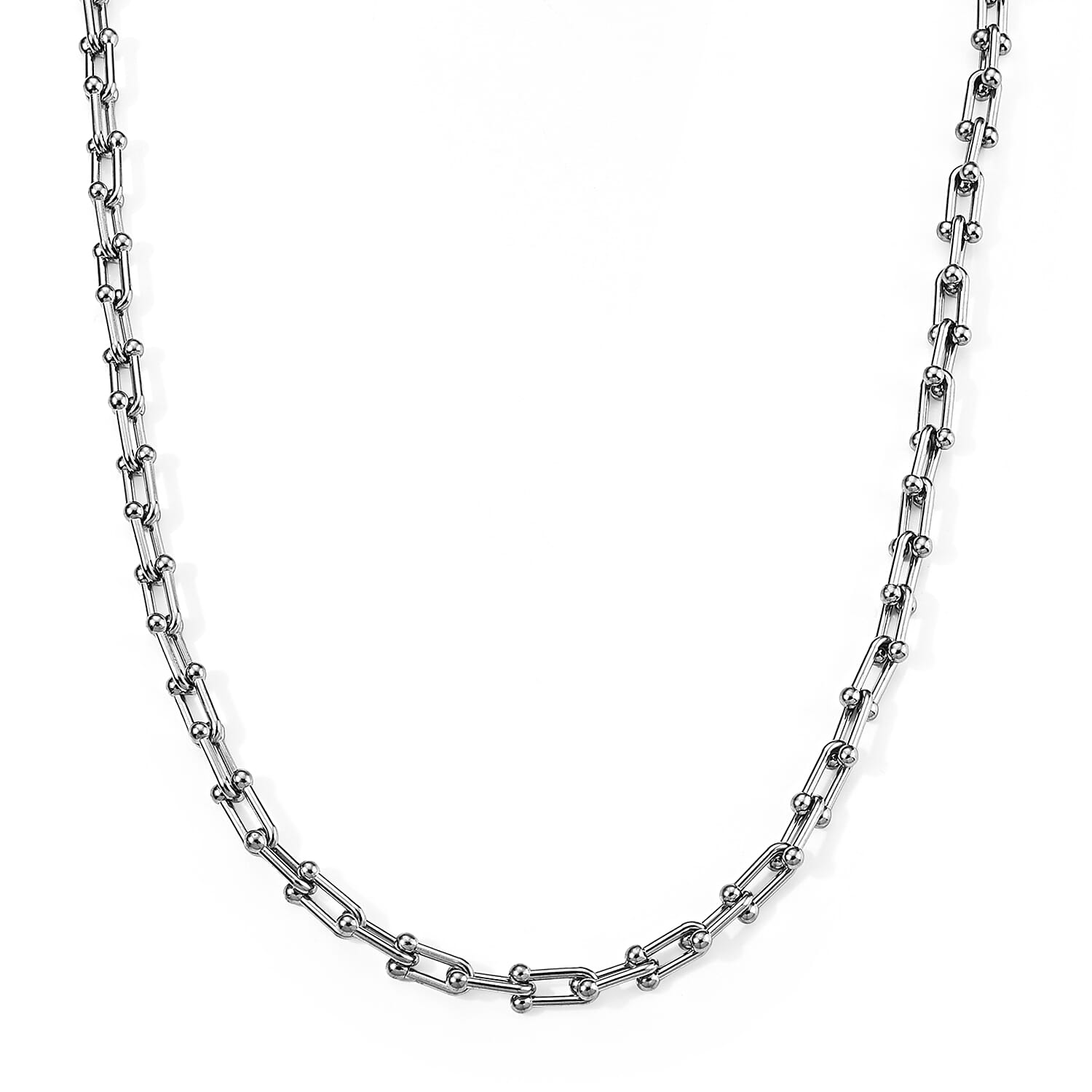 Necklace in Stainless Steel 21.5 Inches