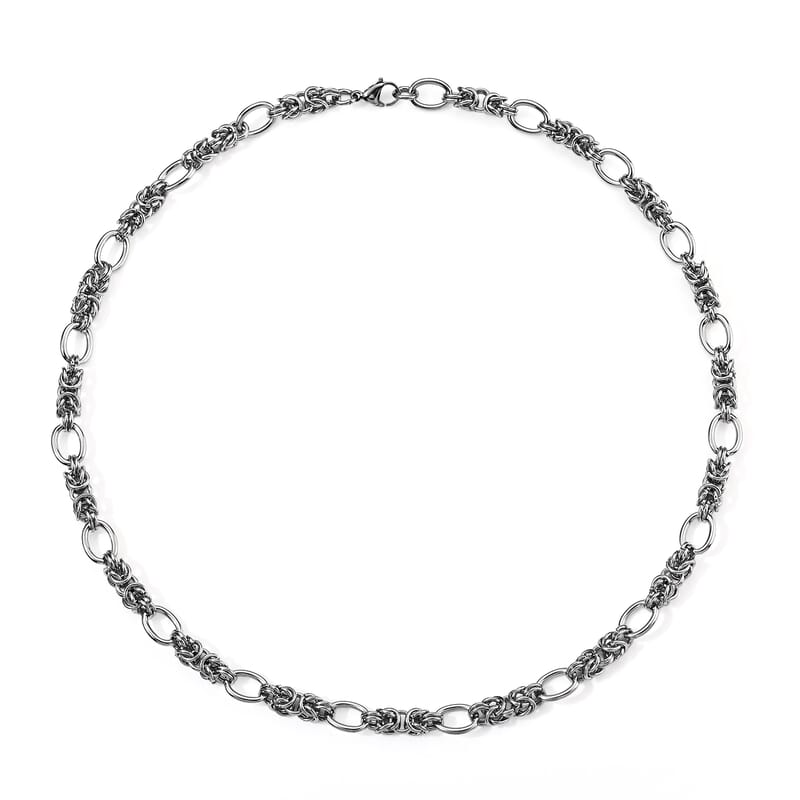 Necklace in Stainless Steel 24 Inches
