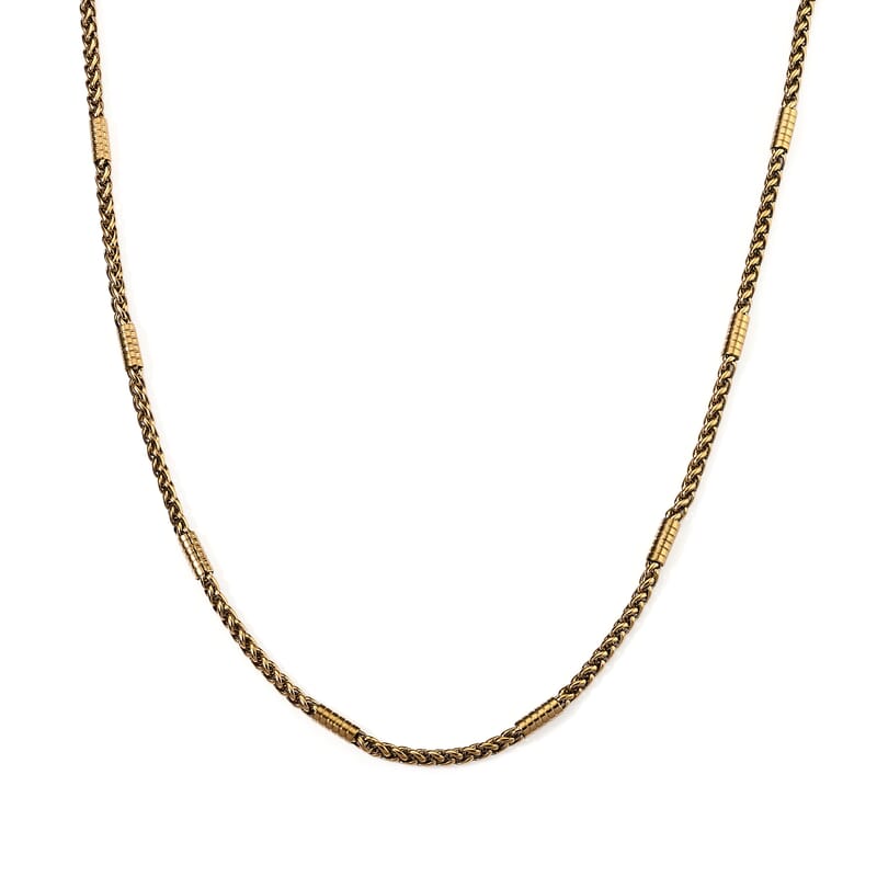 Necklace in ION Plated YG Stainless Steel 23.5 Inches