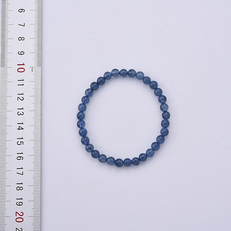 Santa Maria Aquamarine 40.00 ctw Beaded Stretch Bracelet