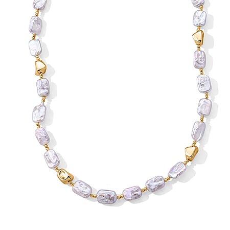 White Keshi Pearl - Product card gallery slide 1 (10299098431801)