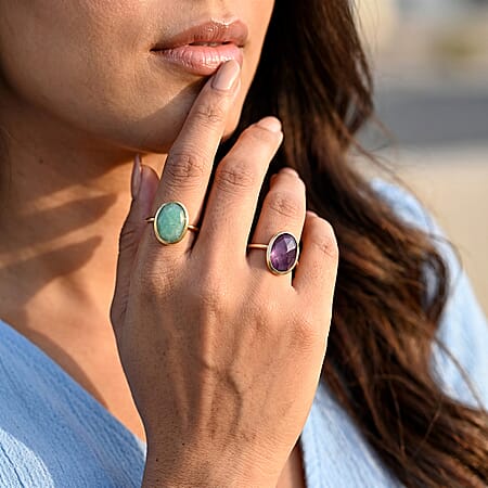 Amethyst & Amazonite / One Size - Product card gallery slide 2 (15403587207481)