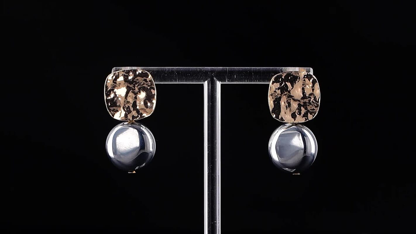 Terahertz 30.00 ctw Earrings in Goldtone