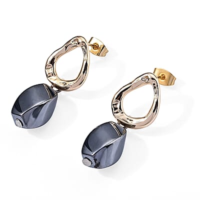 Terahertz 15.00 ctw Earrings in Goldtone
