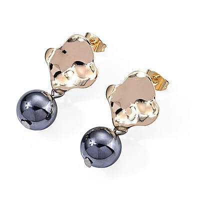 Terahertz 10.00 ctw Earrings in Goldtone