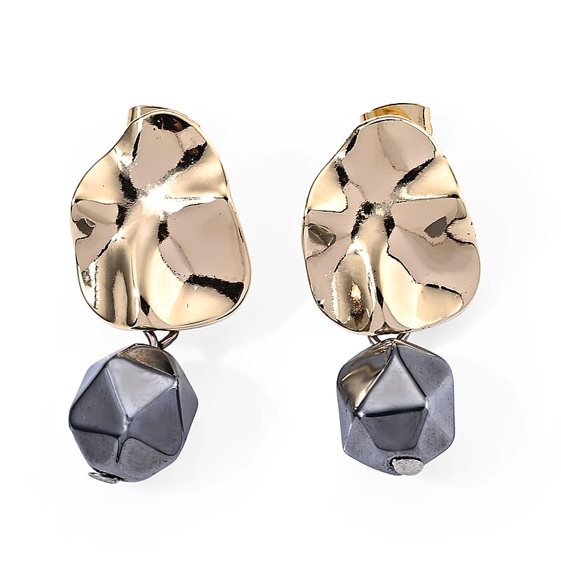 Terahertz 23.00 ctw Earrings in Goldtone
