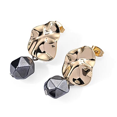 Terahertz 23.00 ctw Earrings in Goldtone