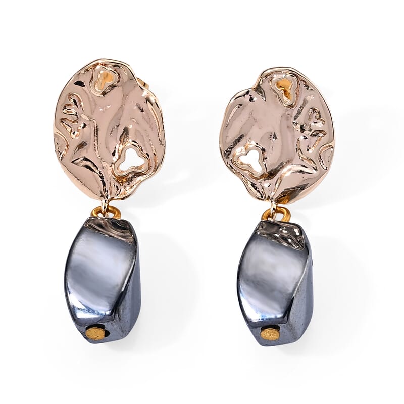 Terahertz 15.00 ctw Earrings in Goldtone