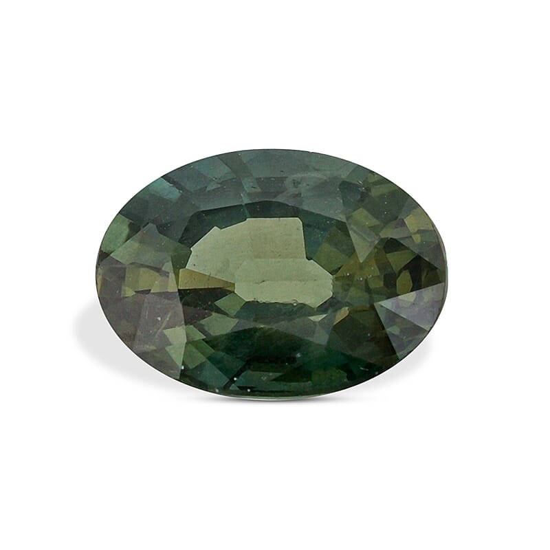 AAAA Green Sapphire (Ovl 7x5 mm) 1.10 ctw
