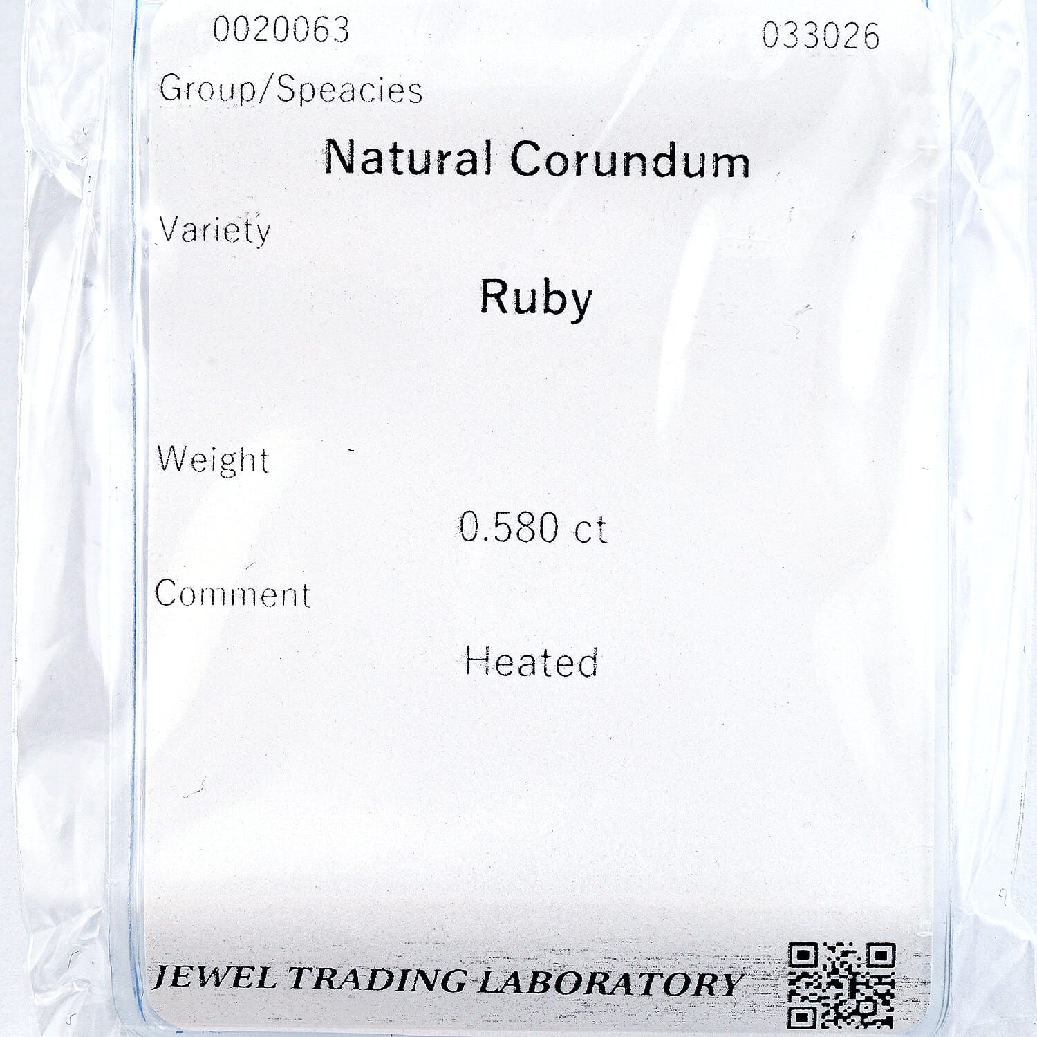 Gem Hunter Collection Certified and Appraised AAAA Natural Ruby (Ovl Free Size) 0.50 ctw