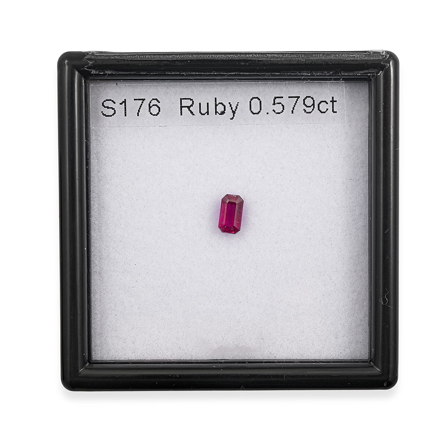 Gem Hunter Collection Certified and Appraised AAAA Natural Ruby (Oct Free Size) 0.50 ctw