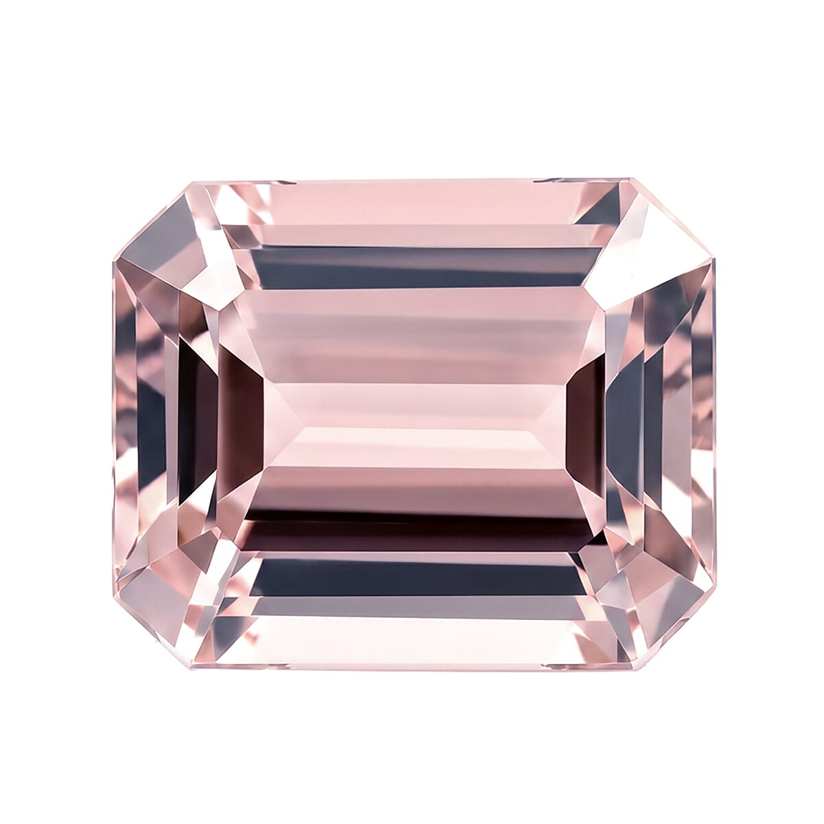 Certified and Appraised AAAA Palmeiras Pink Morganite (Oct 12x10 mm) 5.00 ctw