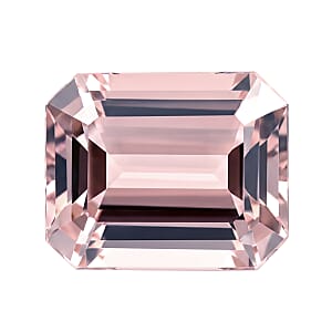 Certified and Appraised AAAA Pink Morganite (Oct 12x10 mm) 5.00 ctw
