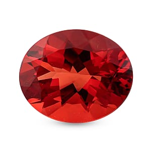 AAAA Red Andesine (DF) (Ovl 11x9 mm) 2.50 ctw