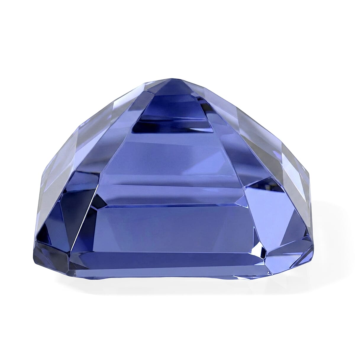 Certified and Appraised Ascher Cut AAAA Tanzanite (Sqr Free Size) 14.00 ctw image number 2
