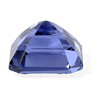 Certified and Appraised Ascher Cut AAAA Tanzanite (Sqr Free Size) 14.00 ctw