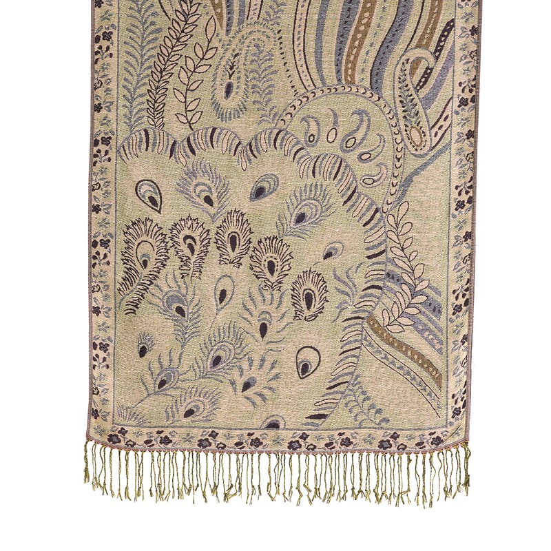 La Marey Purple Set of 3 Jacquard Scarf