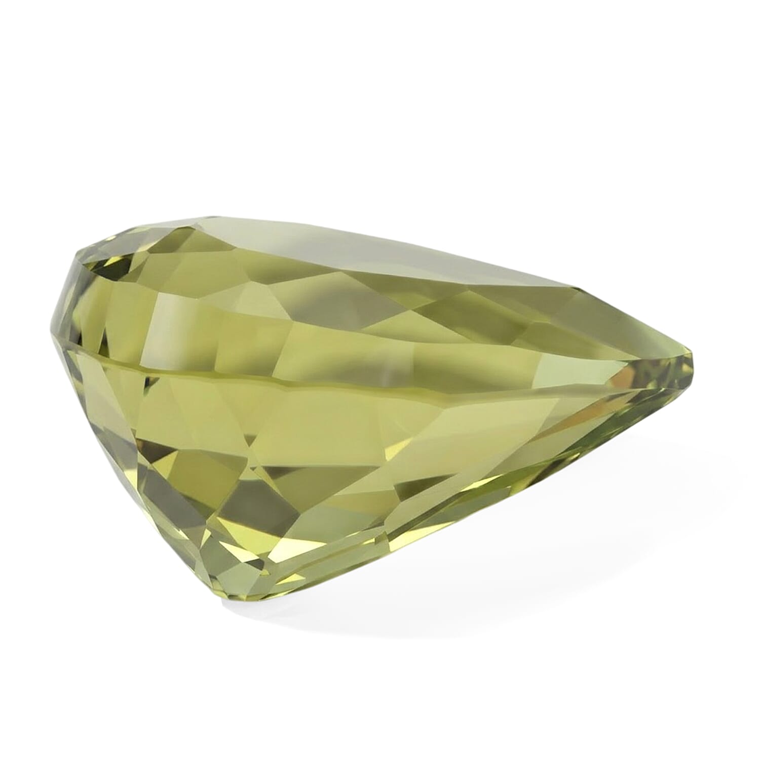 AAAA Cruzeiro Olive Tourmaline (Pear Free Size) 1.00 ctw